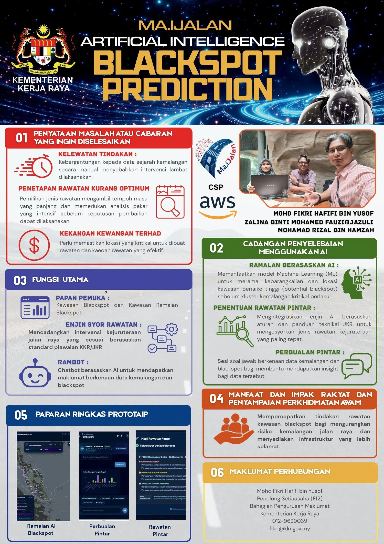 Poster PSAINC 2026 — Ma.iJalan, AI Blackspot Prediction