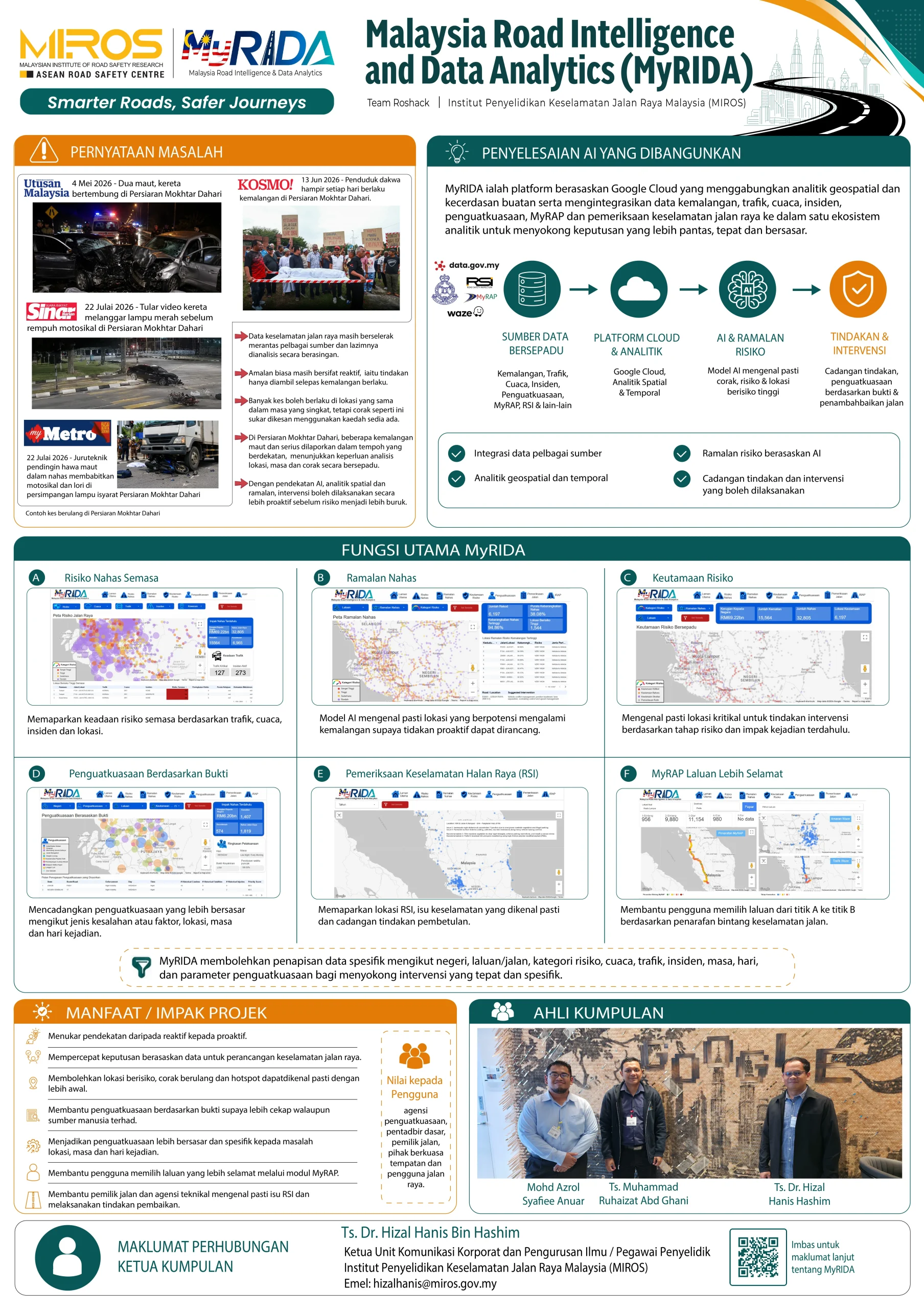 Poster PSAINC 2026 — ROSHACK, MyRIDA