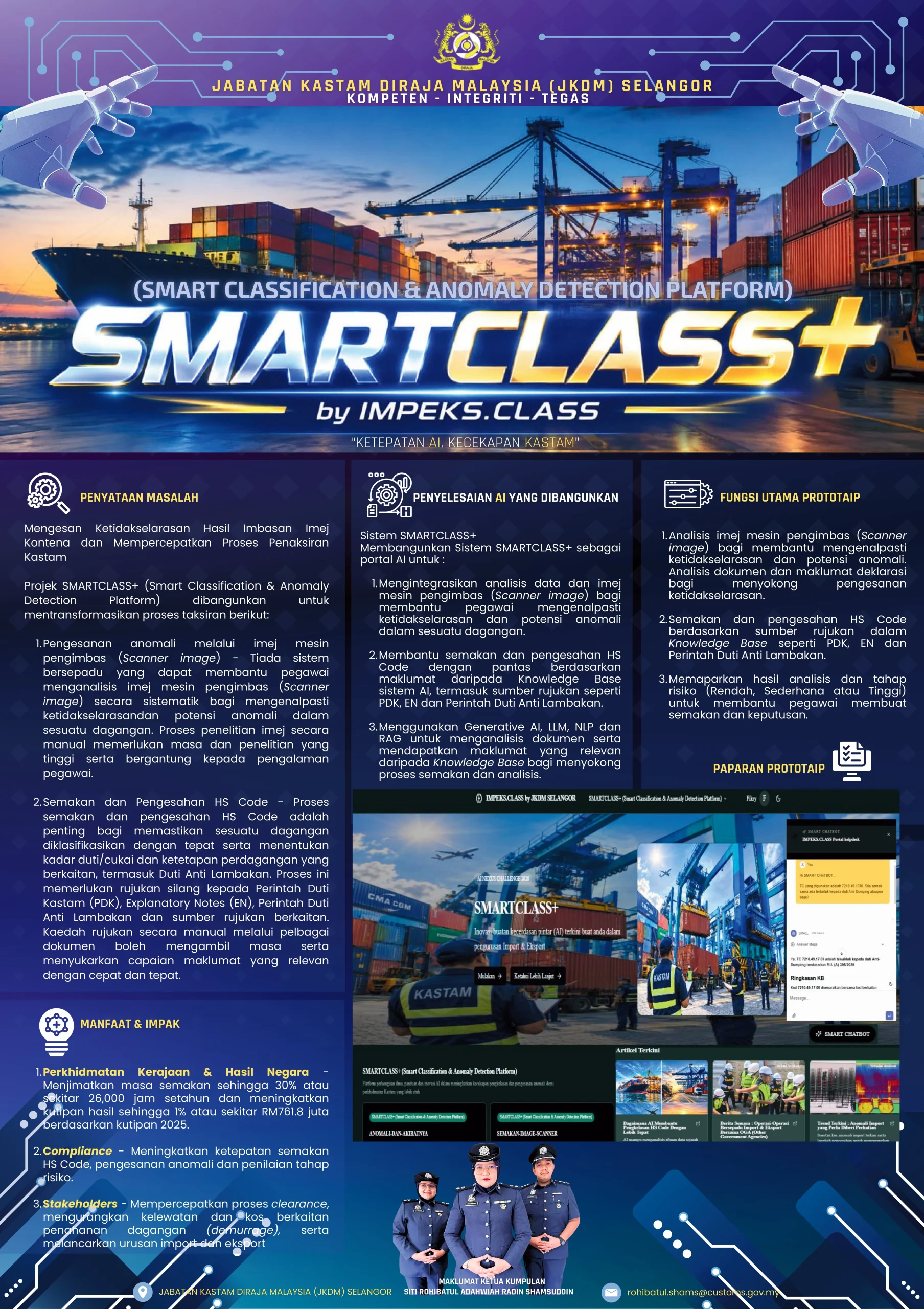 Poster PSAINC 2026 — IMPEKS.CLASS, SMARTCLASS+